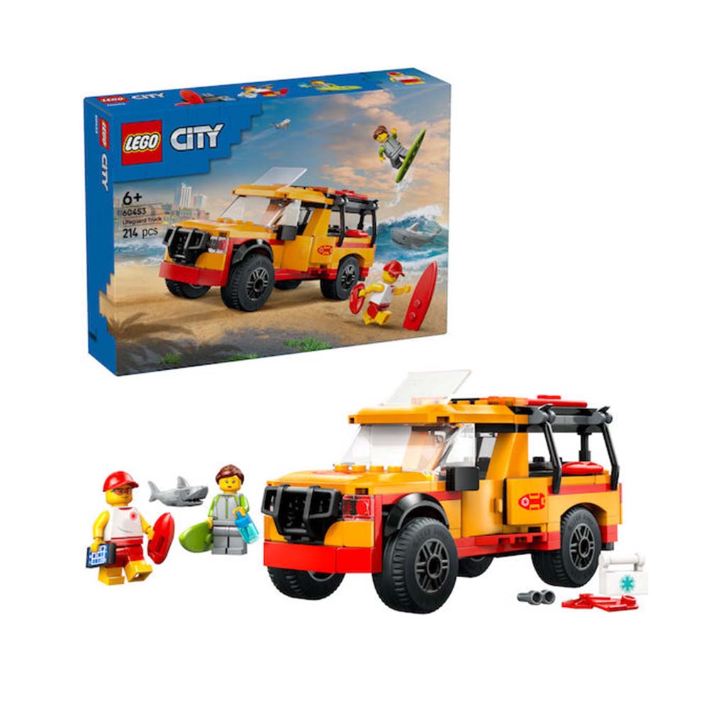 City Lifeguard Beach Rescue Truck 60453 Lego - 5