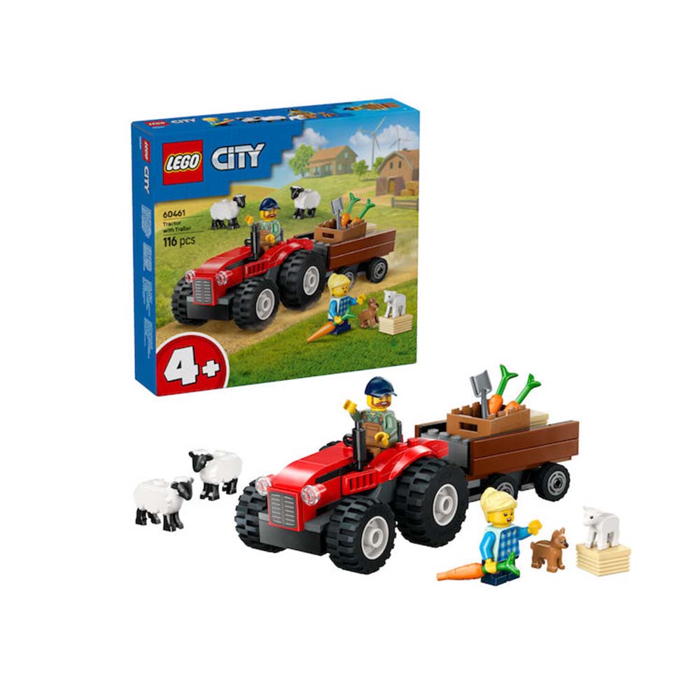 City Tractor with Trailer 60461 Lego - 3
