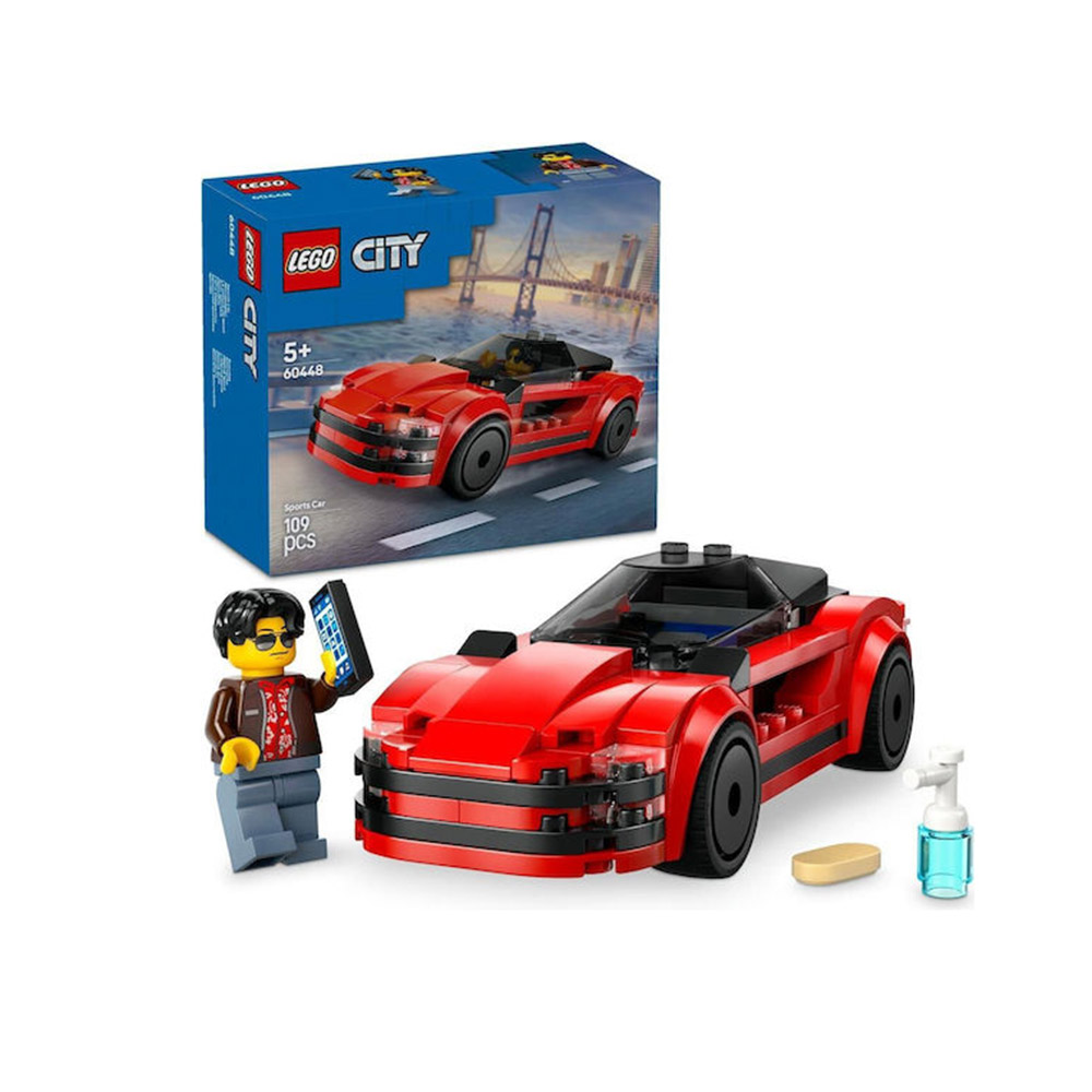 City Red Sports Car 60448 Lego - 2