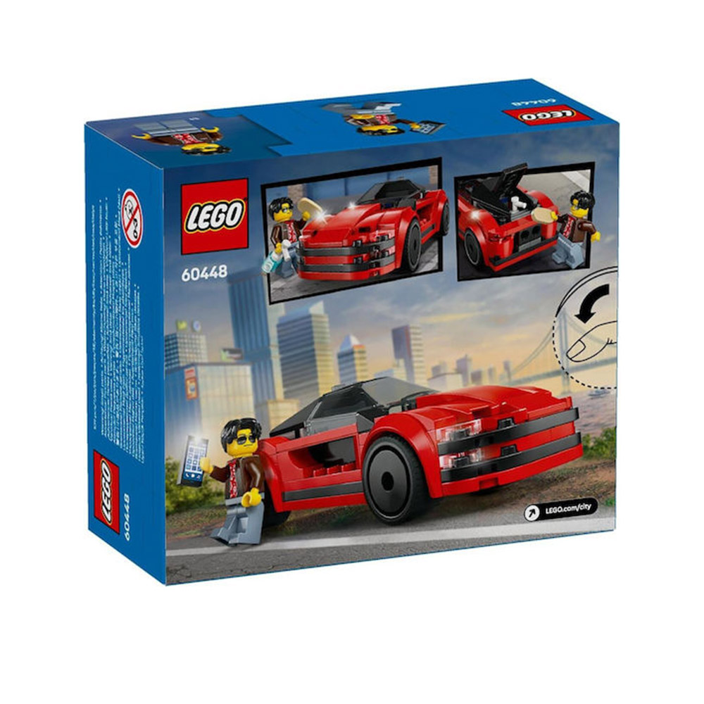 City Red Sports Car 60448 Lego - 1