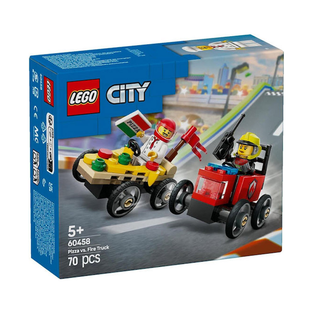 City Pizza vs. Fire Truck Race Car 60458 Lego - 109157
