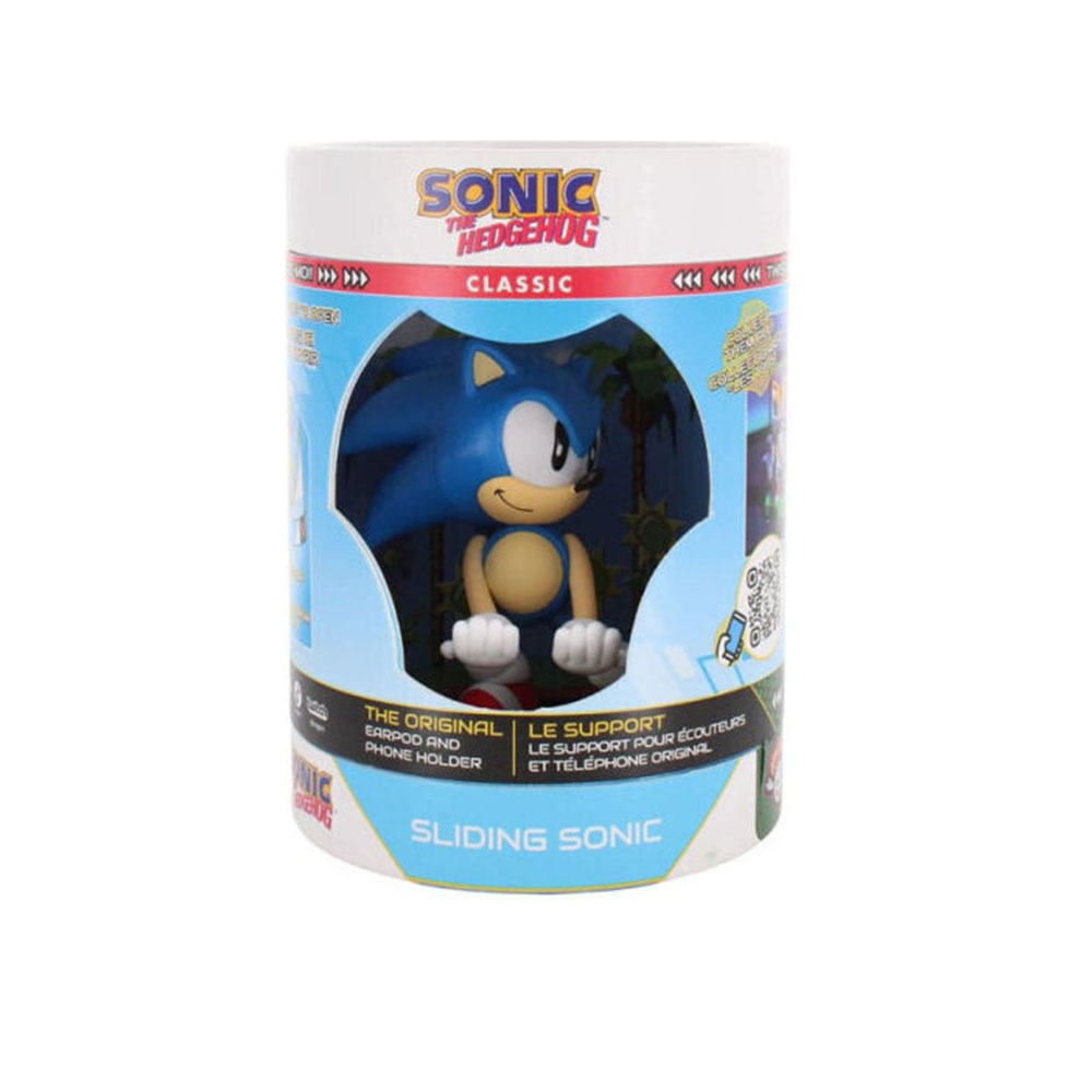 Βάση Γραφείου για Κινητό Και Ακουστικά Sonic The Headgehog - Sliding Sonic Phone and Earpod Holder HDHMSG400605 EXG Cable Guys Holdems - 4