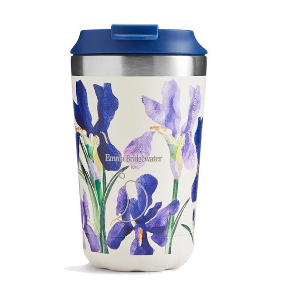 Ανοξείδωτο Ισοθερμικό Ποτήρι Θερμός E.B. Blue Iris 340ml 22778 Chillys - 1