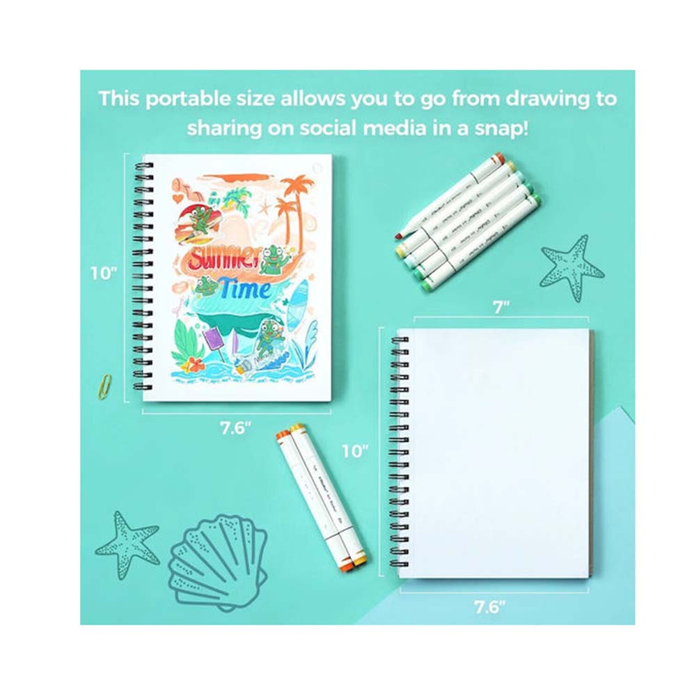 Μπλοκ Σχεδίου Sketchbook A5 14.8x21cm 60Φ OHU-Y44-83000-47 Ohuhu - 2