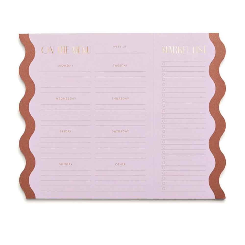 Σημειωματάριο Meal Planner Notepad with Magnets - Pink + Chartreuse MPN-200 Designworks - 115021