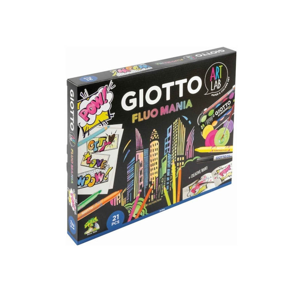 Σετ Δημιουργίας Art Lab Fluo Mania 582500 Giotto - 102706