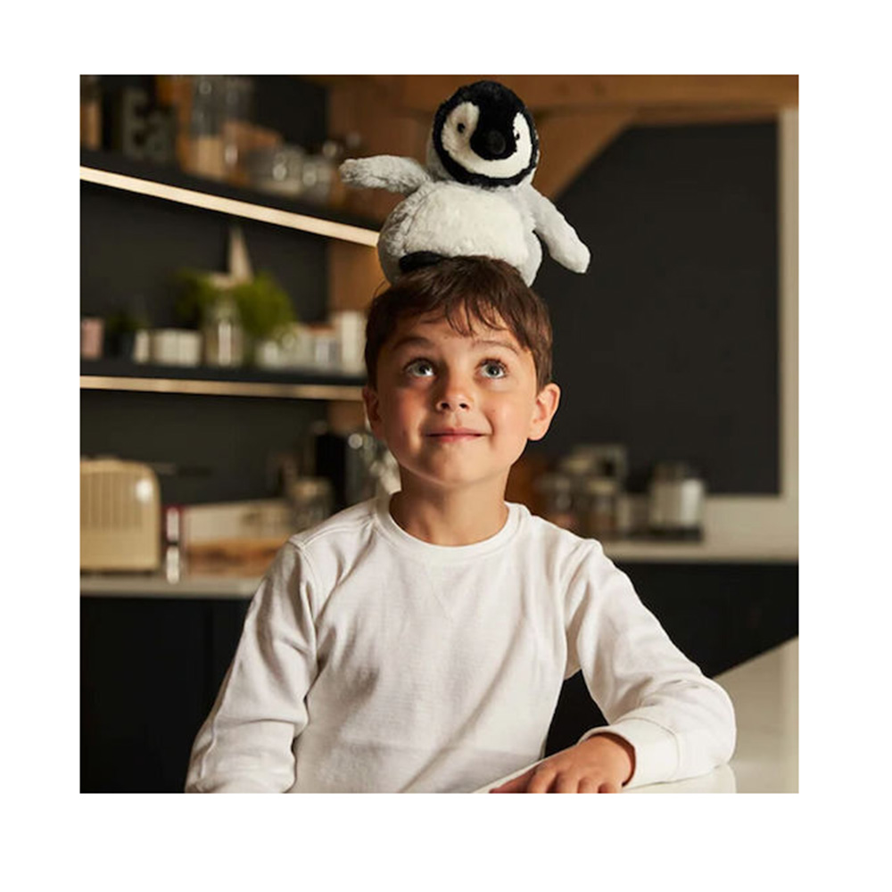 Λούτρινο - Θερμοφόρα Junior Baby Πιγκουίνος JUN-PEN-2 Warmies - 1