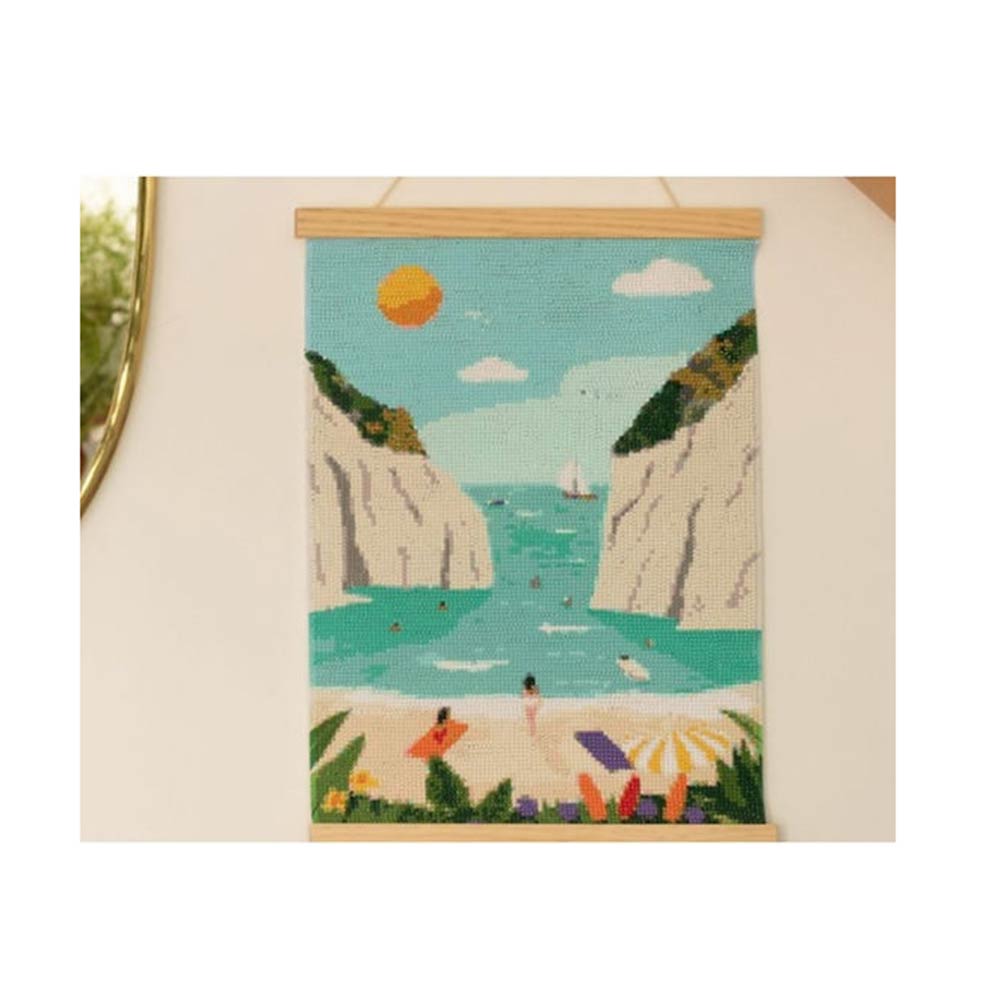 Painting Diamond Stiniva Beach 352006 La Petit Pinceau - 1
