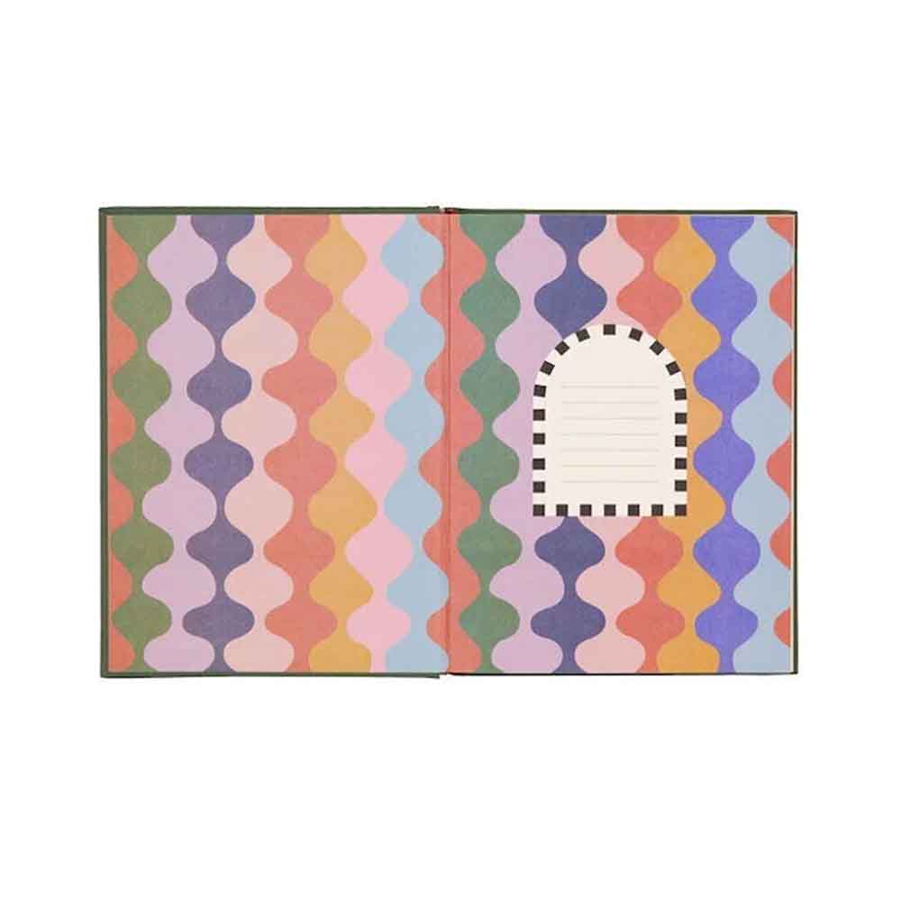 Σημειωματάριο A5 Ριγέ 96Φ  "A Dopo!" Snake Journal JB68-1001EU Designworks  - 1