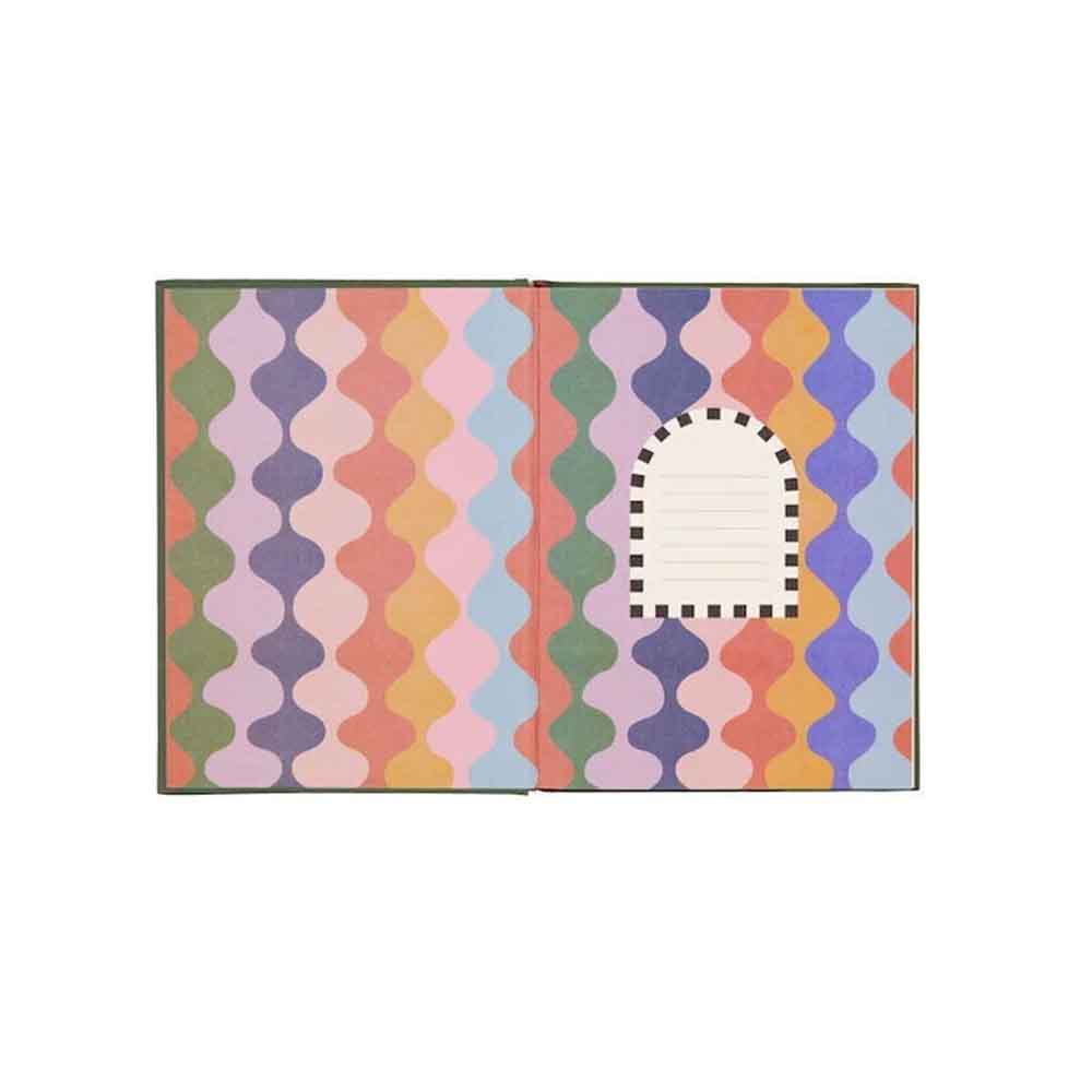 Σημειωματάριο A5 Ριγέ 96Φ  "A Dopo!" Moon Journal JB68-1009EU Designworks - 2