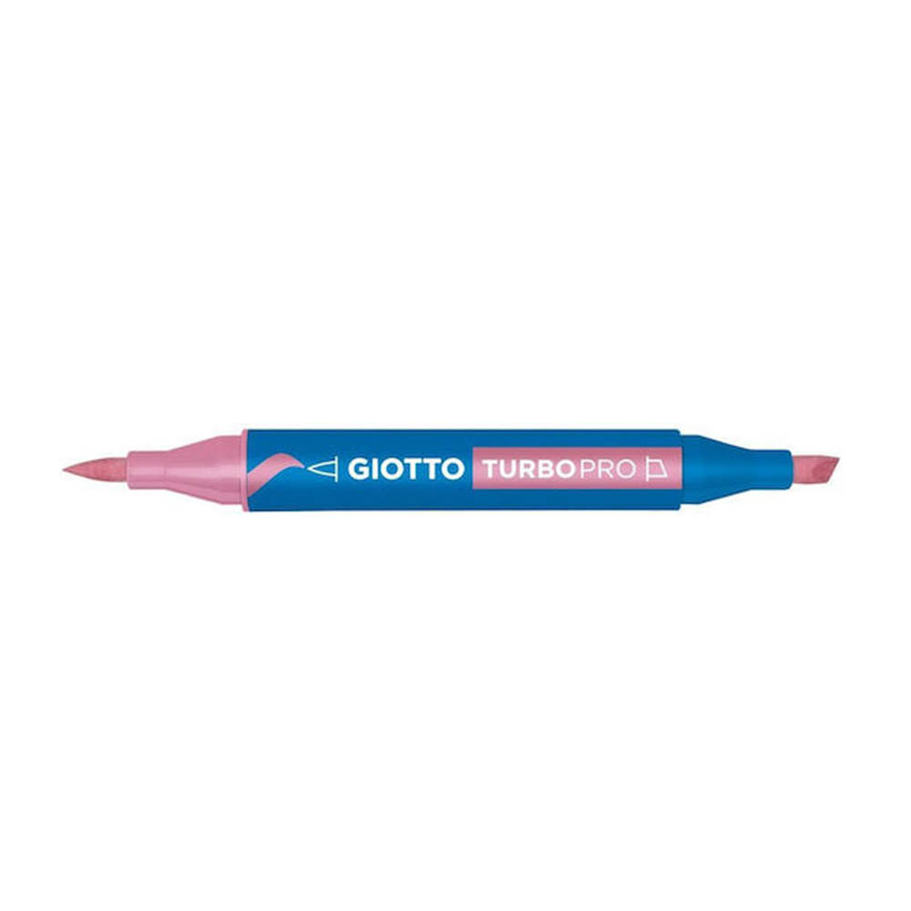 Μαρκαδόρος Με Διπλή Μύτη Water Based N.7 Ρόζ 428007 Turbo Pro Giotto - 102671