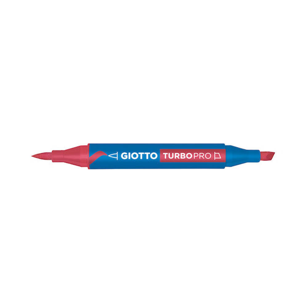Μαρκαδόρος Με Διπλή Μύτη Water Based N.12 Φούξια 428012 Turbo Pro Giotto - 102669