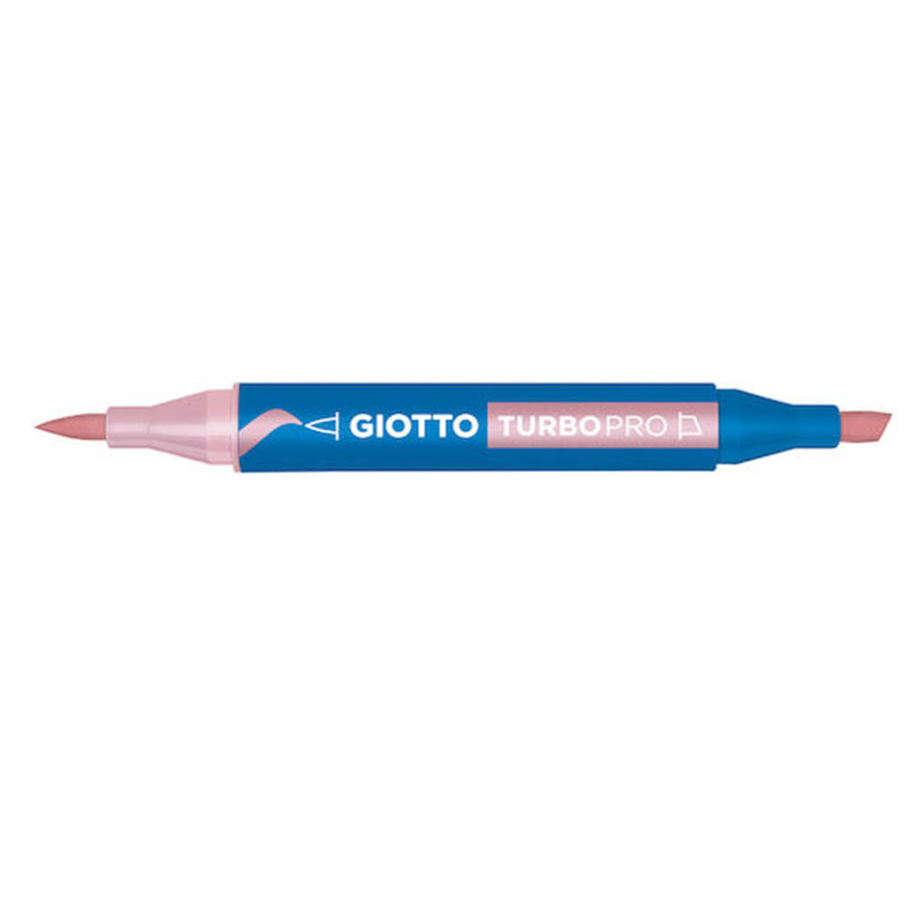 Μαρκαδόρος Με Διπλή Μύτη Water Based N.5 Ανοιχτό Ροζ Rosa Chiaro 428005 Turbo Pro Giotto - 102636