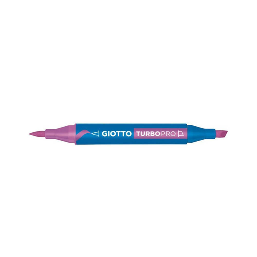 Μαρκαδόρος Με Διπλή Μύτη Water Based N.51 Λιλά 148051 Turbo Pro Giotto - 102677