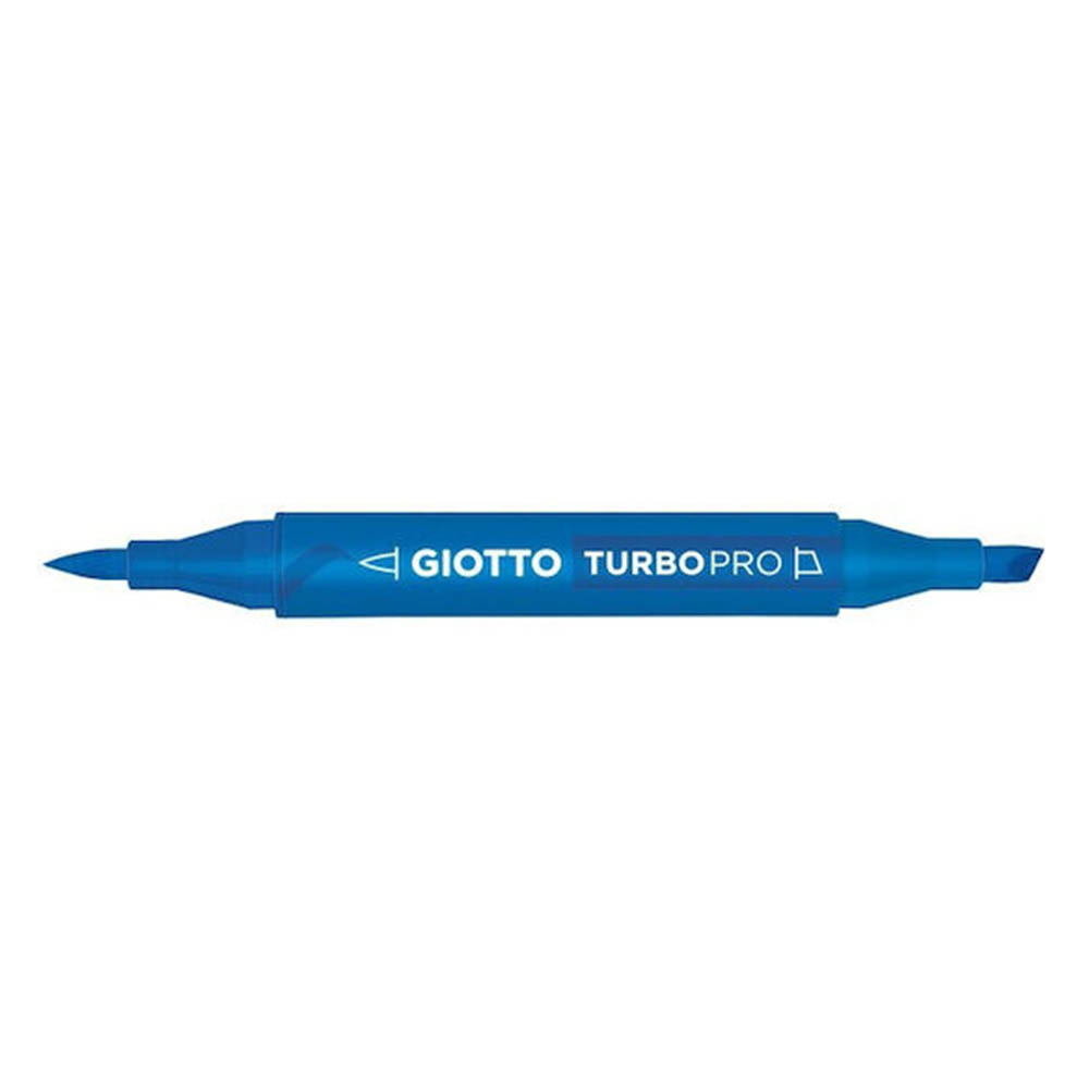 Μαρκαδόρος Με Διπλή Μύτη Water Based N.25 Μπλέ Ultramarine 428025 Turbo Pro Giotto - 102678
