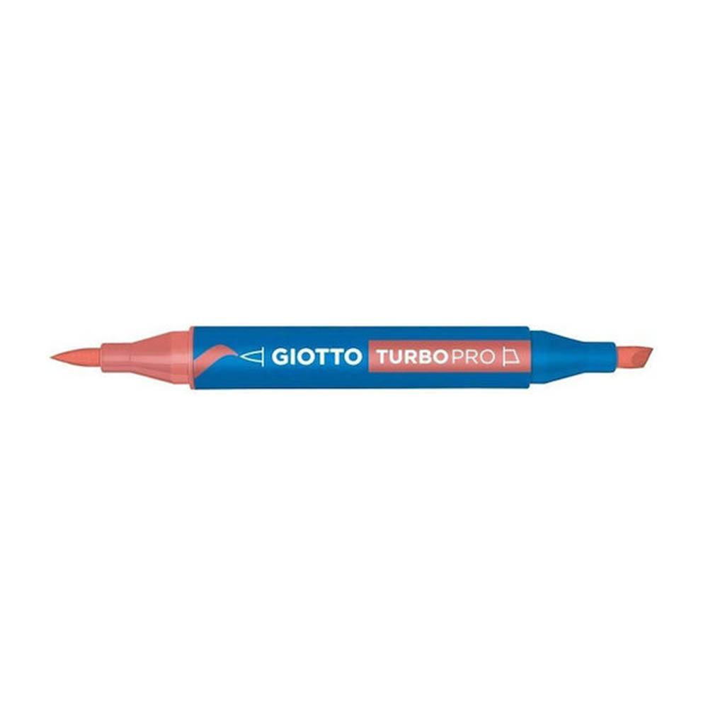 Μαρκαδόρος Με Διπλή Μύτη Water Based N.44 Salmon 428044 Turbo Pro Giotto - 102681