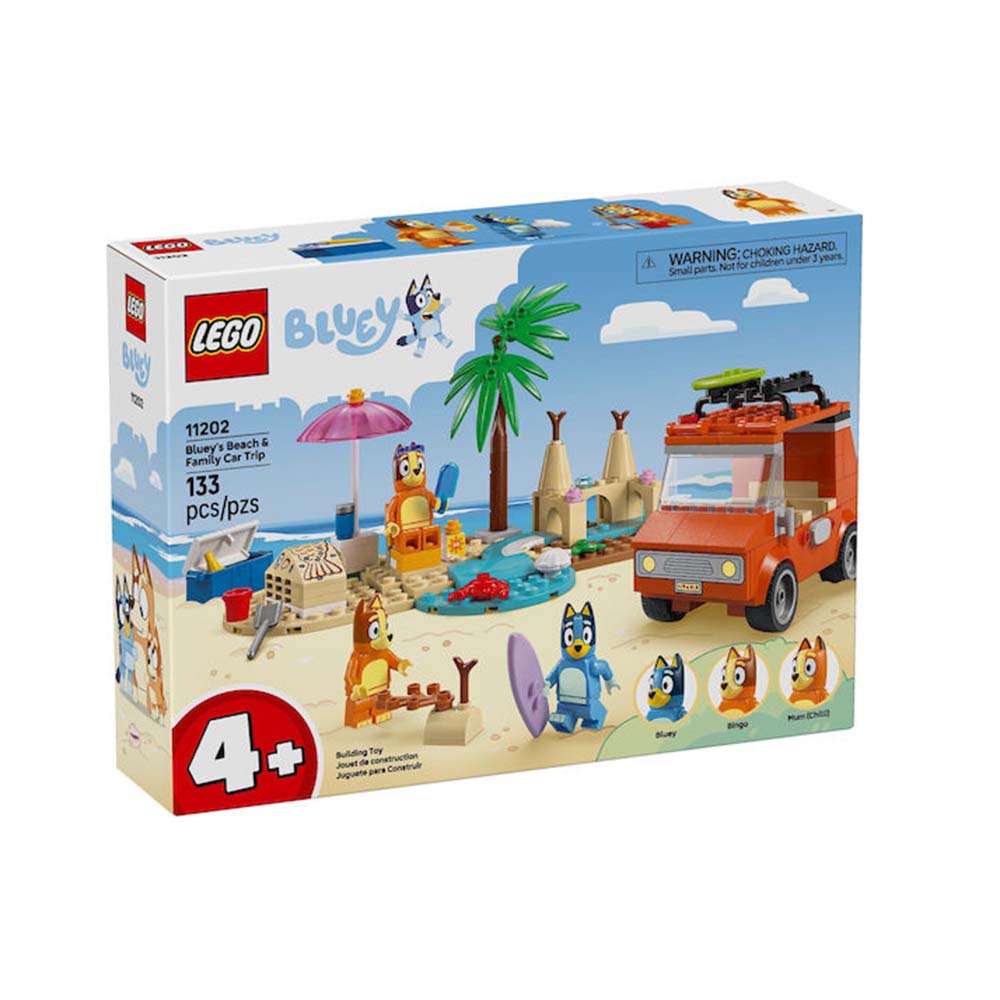 Bluey's Beach & Family Car Trip 11202 Lego - 111206