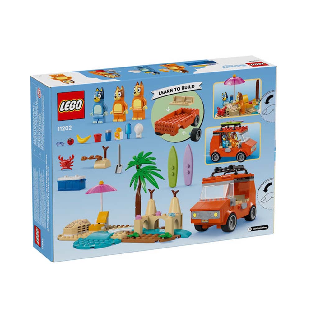 Bluey's Beach & Family Car Trip 11202 Lego - 3