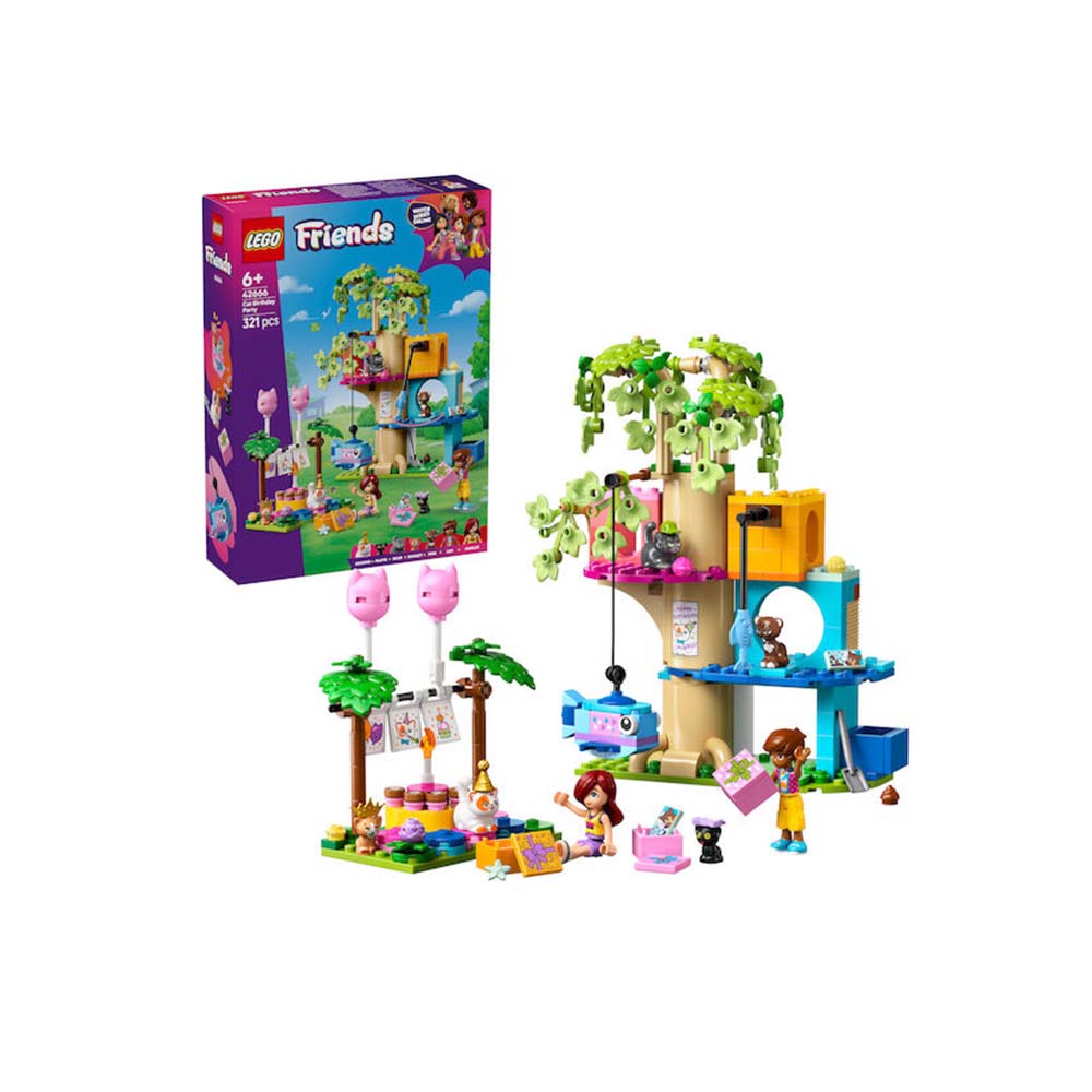  Friends Cat Birthday Party & Tree House 42666 Lego - 4