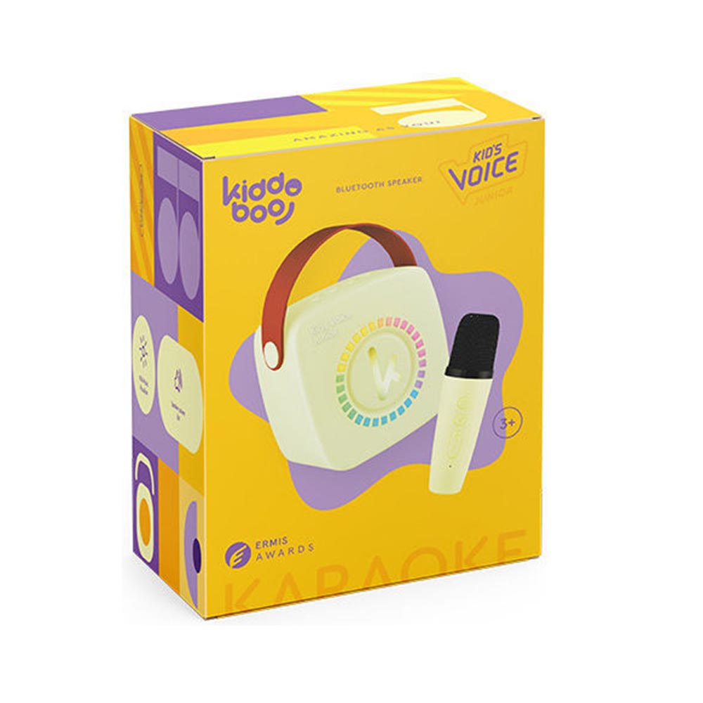 Karaoke Speaker & Mic BT KidsVoice Yellow KBT3NTYEL Kiddoboo - 3