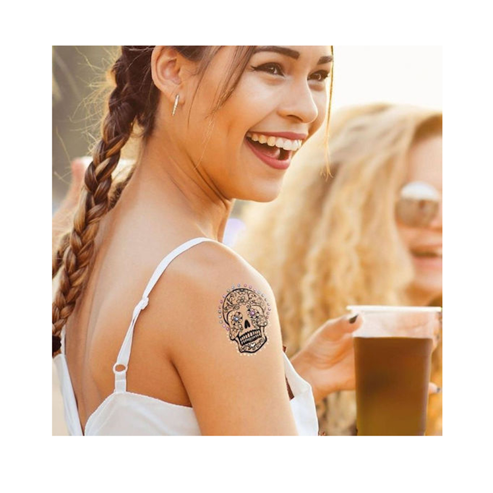 Στάμπα Για Τατουάζ Απο Πέτρα Medium Sugar Skull LAM137 LaDot - 1