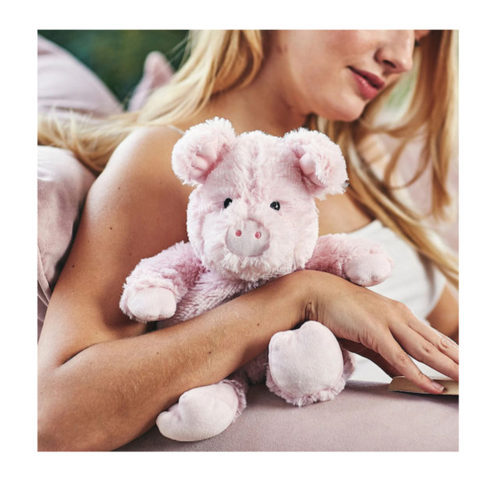 Λούτρινο - Θερμοφόρα Junior Ροζ Γουρουνάκι JUN-PIG-2 Warmies - 1