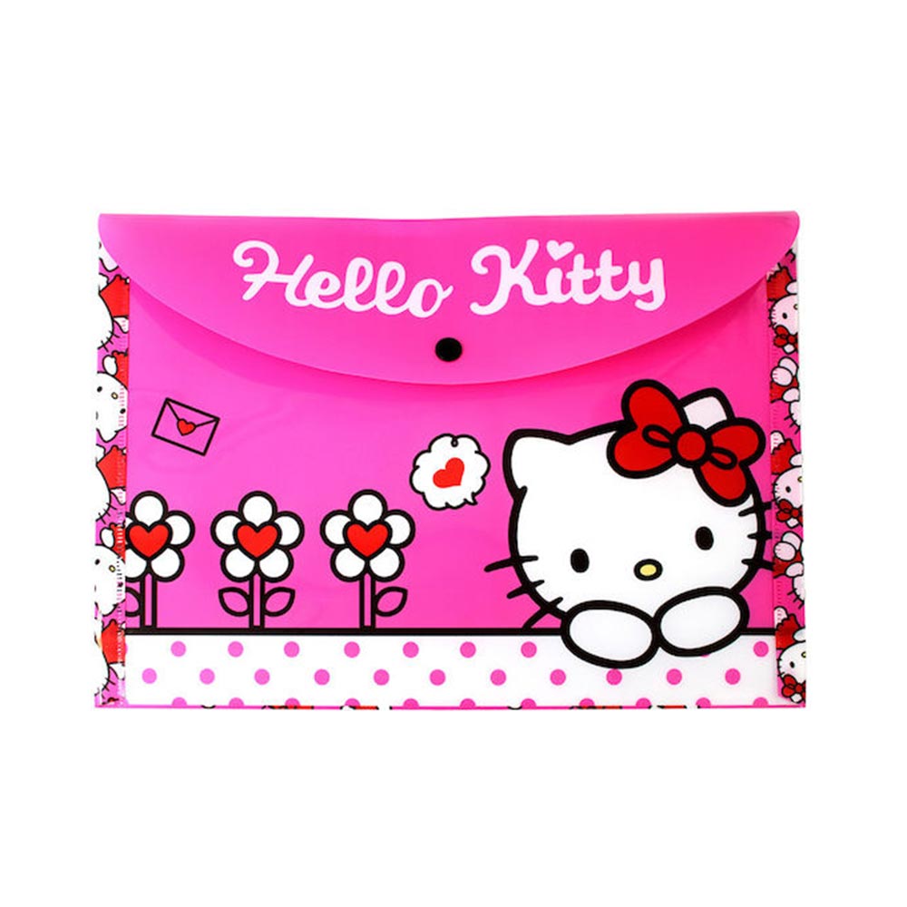 Φάκελος Με Κουμπί Α4 Hello Kitty Sweetheart 335-74580 Gim - 103781