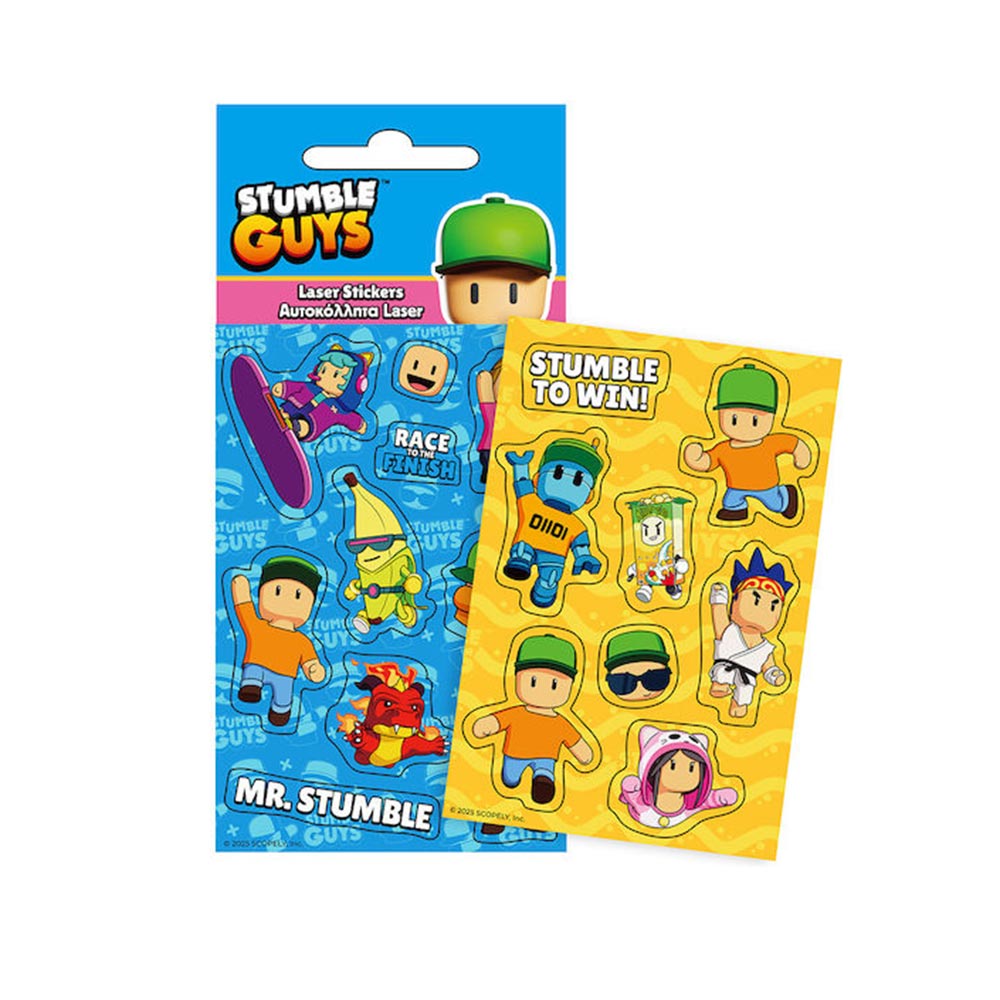 Αυτοκόλλητα 10τμχ Stumble Guys 777-30010 Gim - 103806
