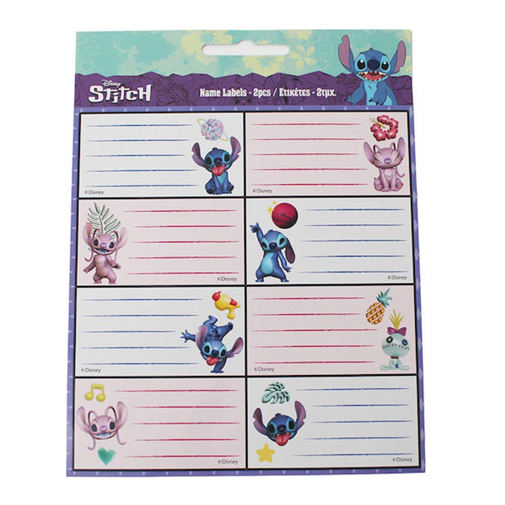 Σχολικές Ετικέτες 2τμχ Lilo & Stitch 771-30146 Gim - 103796