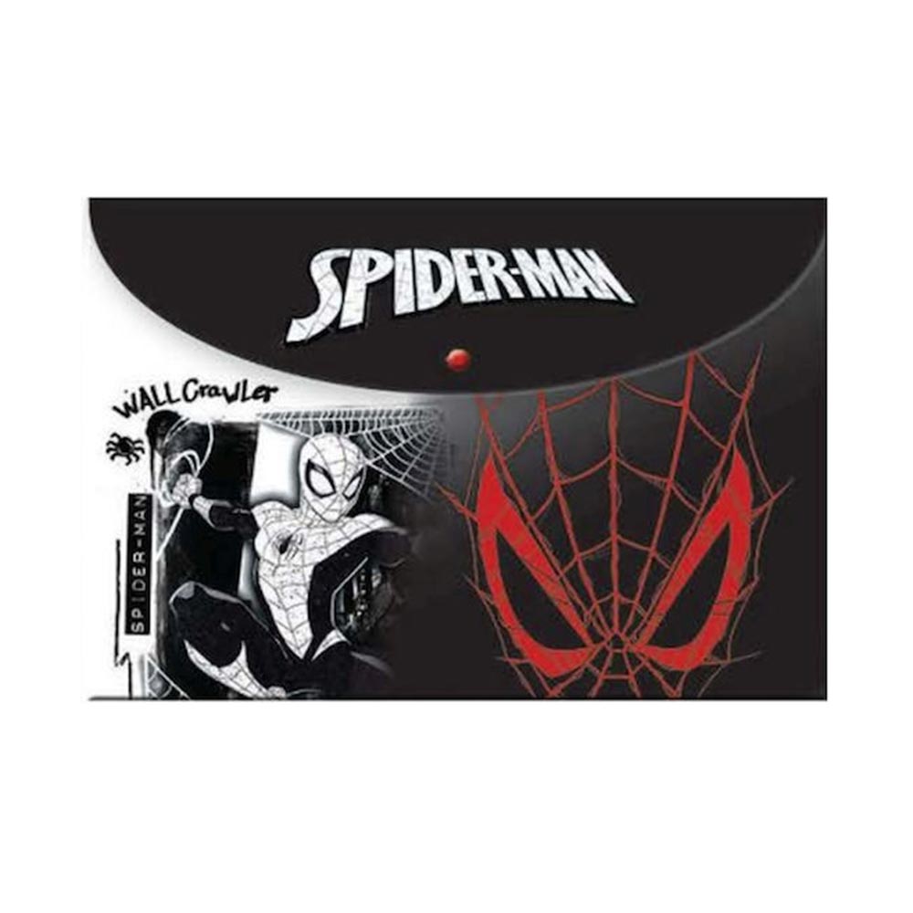 Φάκελος Με Κουμπί Α4 Spiderman World Of Webs 337-08580 Gim - 103790