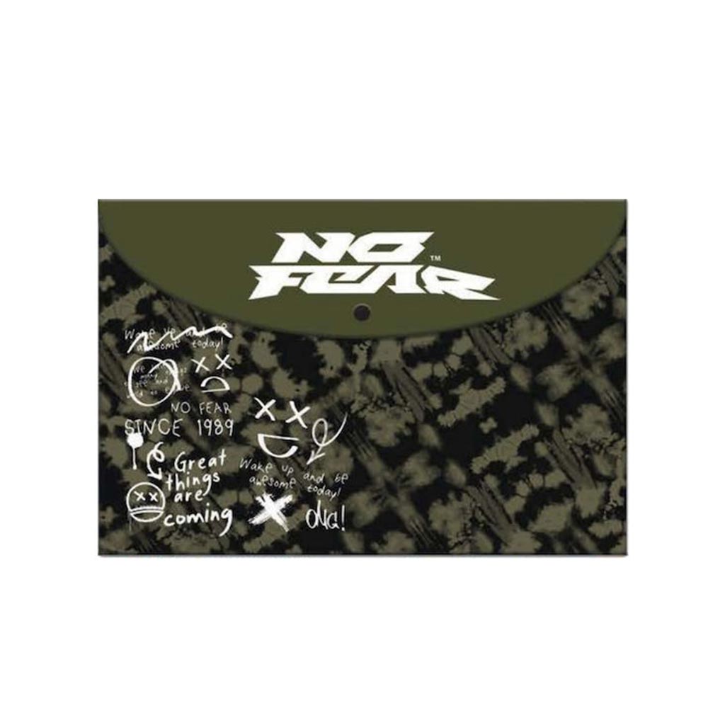 Φάκελος με Κουμπί Α4 Doodles 348-46580 No Fear - 104239