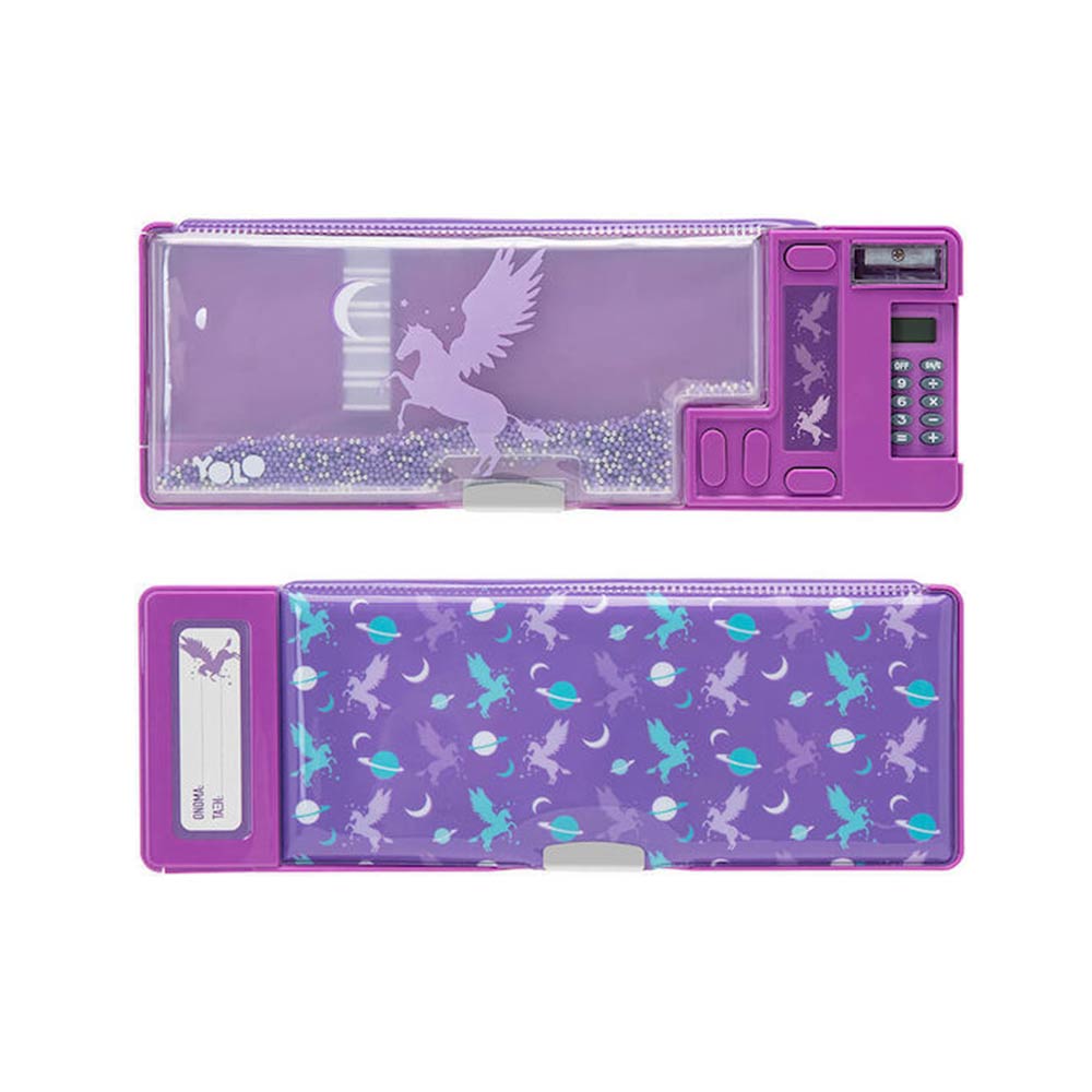 Κασετίνα Retro με Κομπιουτεράκι Purple Pegasus 10145 Yolo  - 0
