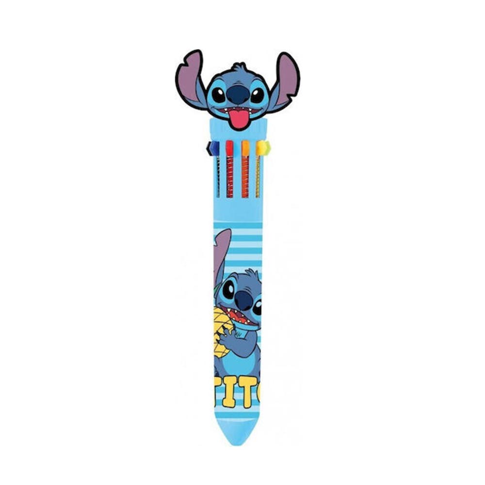 Σετ Σημειωματάριο με Λούτρινο και Στυλό Lilo & Stitch 6 Χρωμάτων 564853 Diakakis - 2