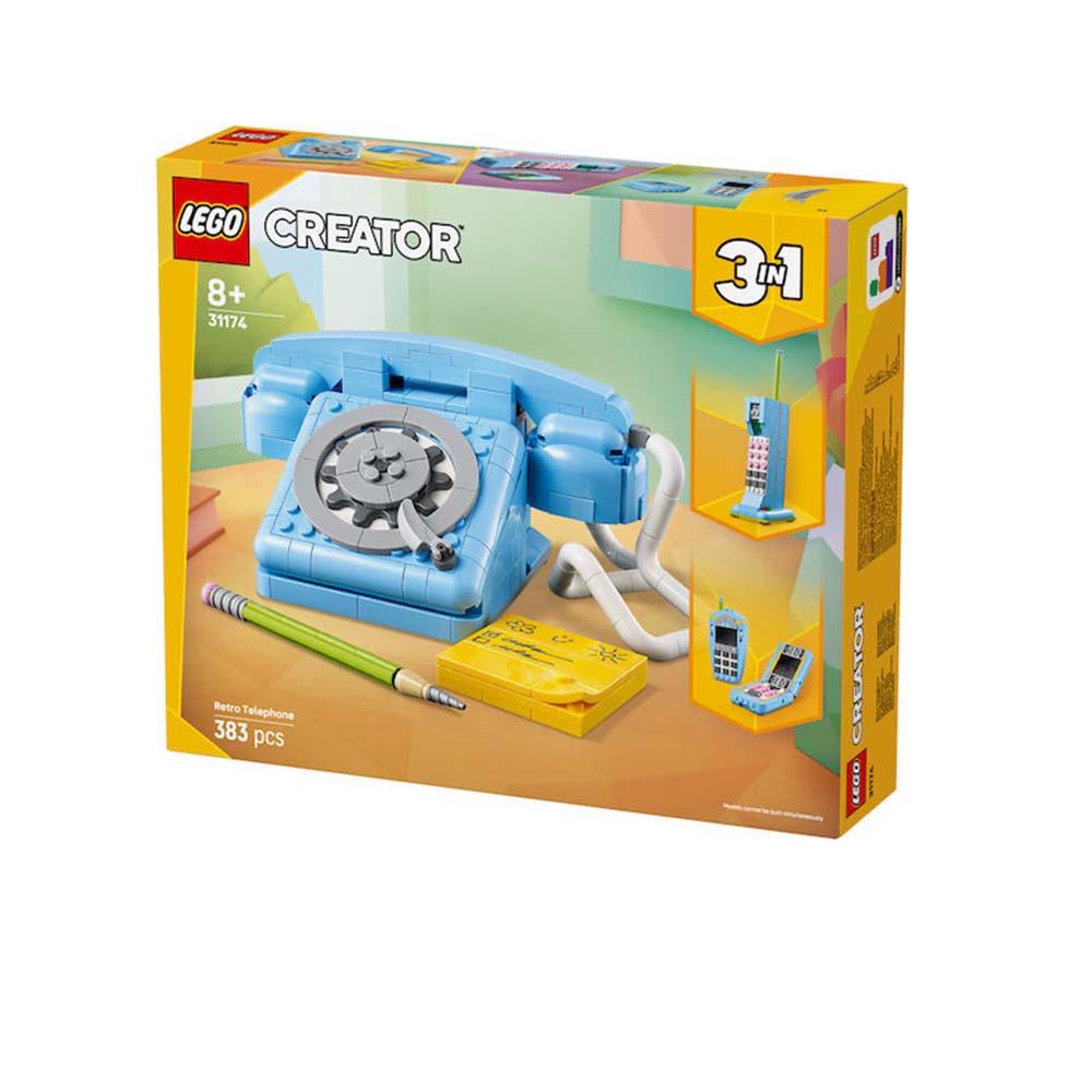 Creator 3in1 Retro Telephone 31174 Lego - 1