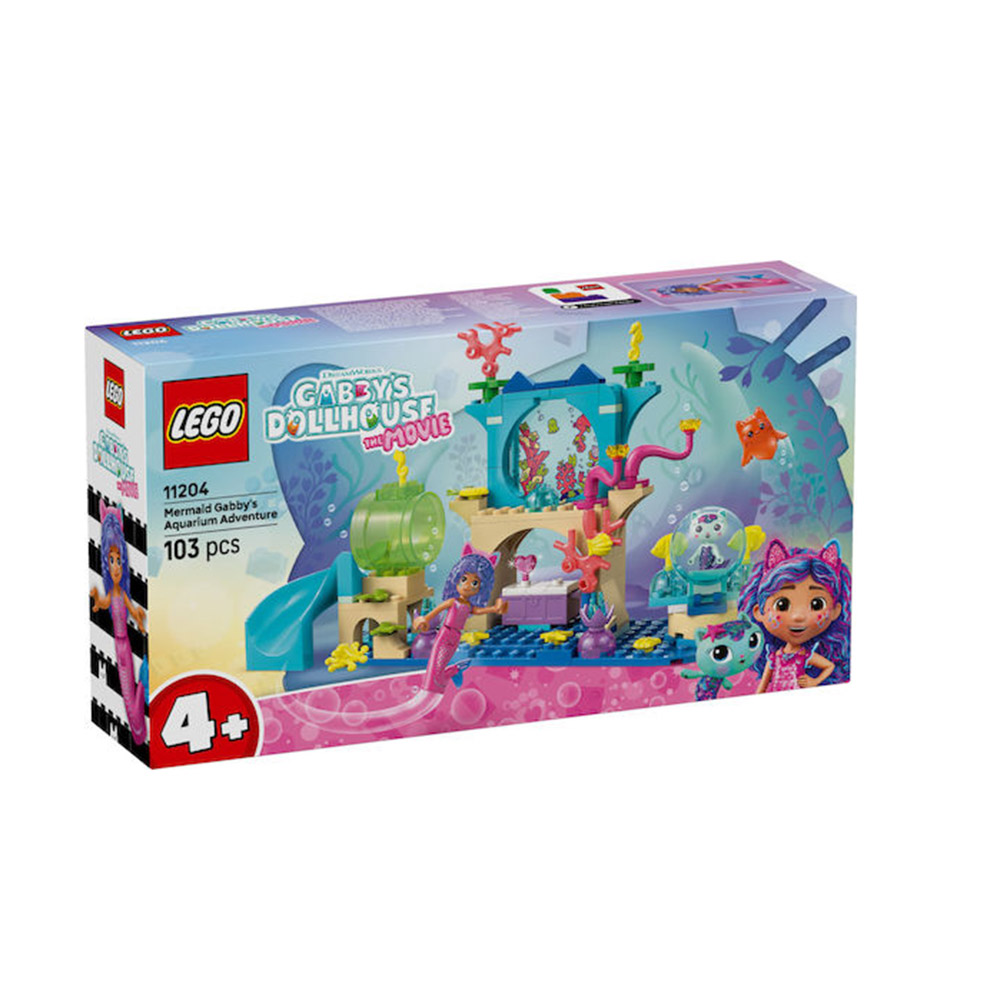 Gabby's Dollhouse Mermaid Gabby's Aquarium Adventure 11204 Lego - 109168