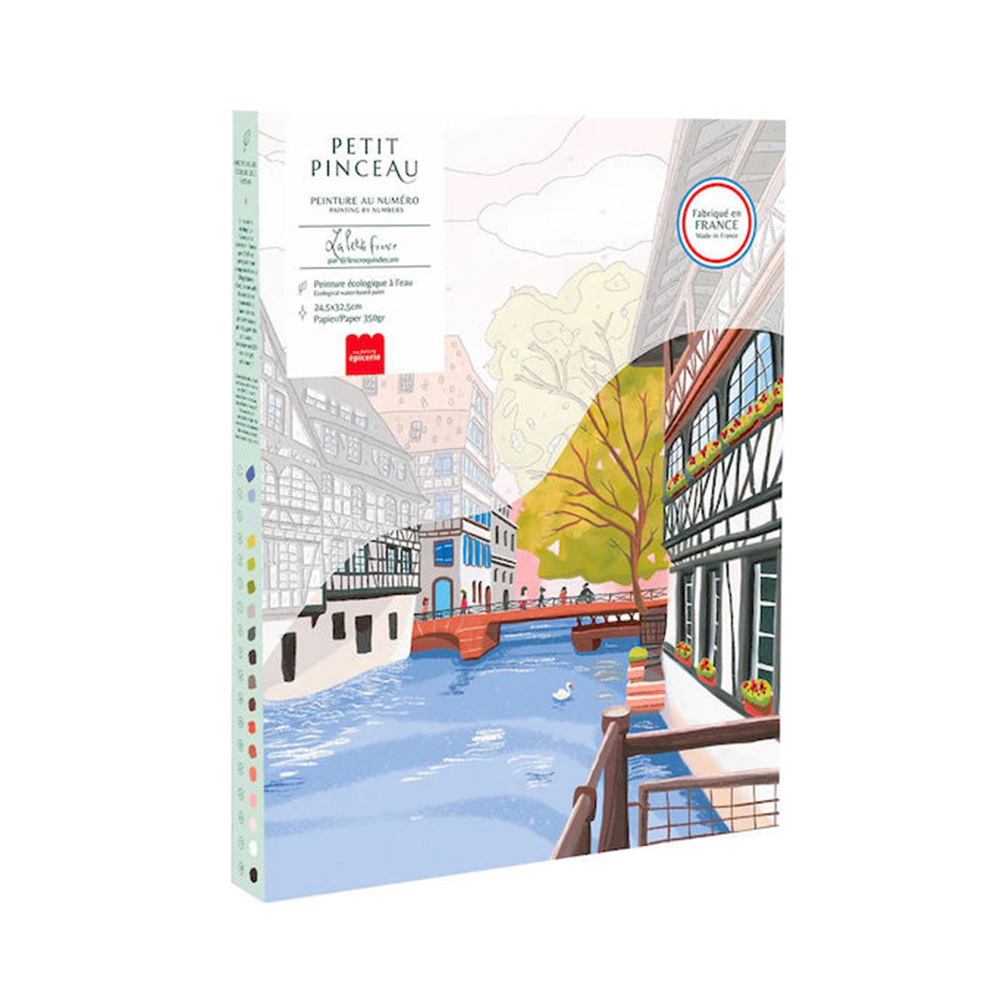 Σετ Ζωγραφικής με Αριθμούς Petit Pinceau La Petite France by Camille Clerc 350044 La Épicerie - 114791