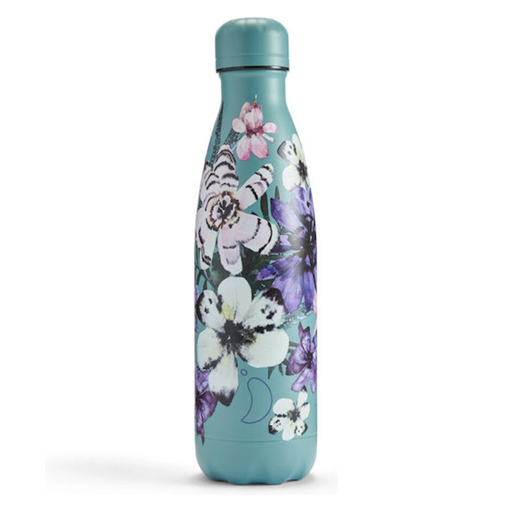 Ανοξείδωτο Μπουκάλι Θερμός Floral Feathered Florals 500ml 22801 Chillys - 108083