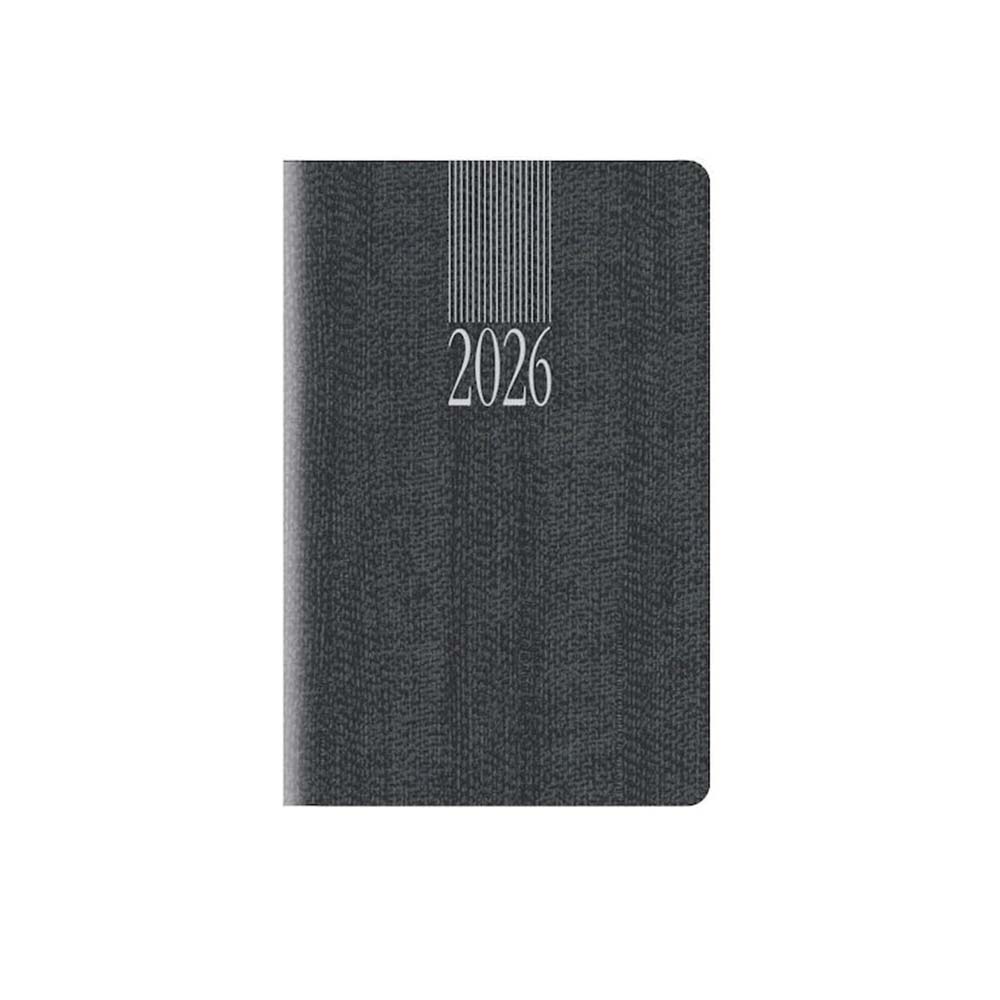 Ημερολόγιο Τσέπης Διήμερο 2026 Kashmir Flat Μαύρο 6.5x10cm 681AI.440 Theofylaktos - 111451