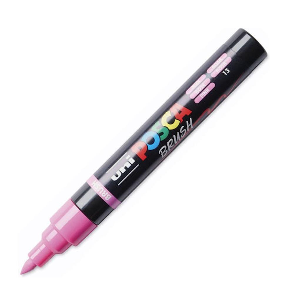 Μαρκαδόρος Brush PC-5BR Pink Posca