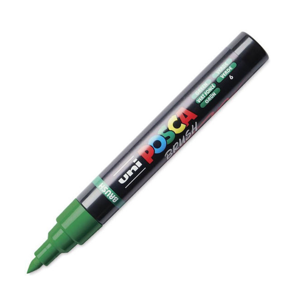 Μαρκαδόρος Brush PC-5BR Green Posca
