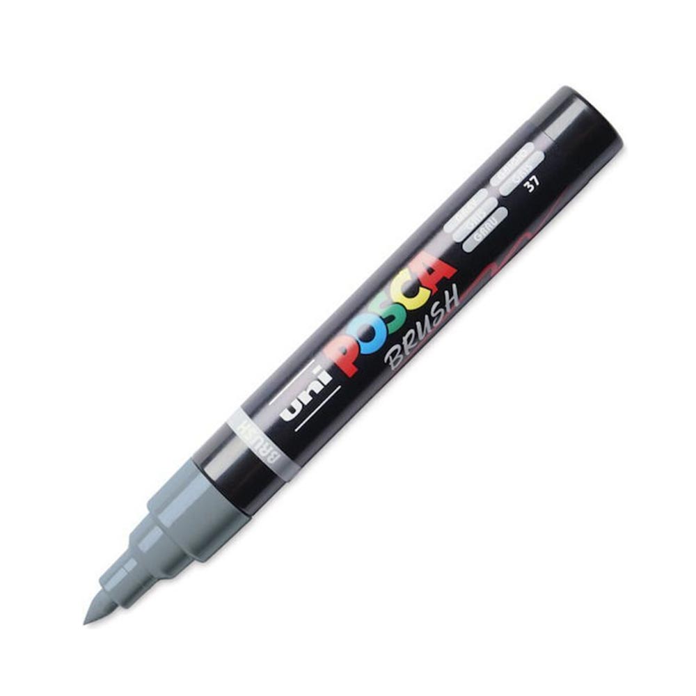 Μαρκαδόρος Brush PC-5BR Grey Posca