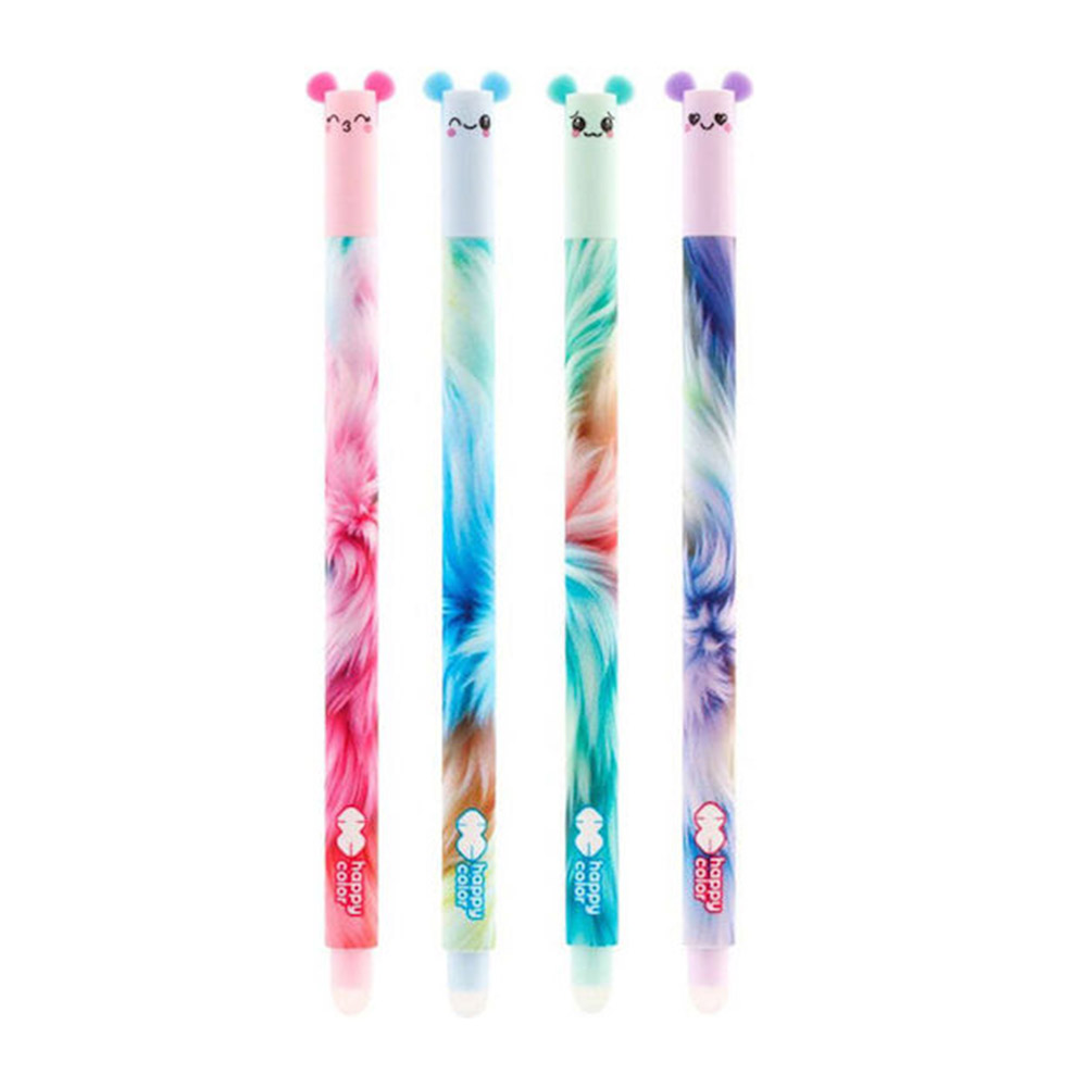 Στυλό Gel Με Μπλε Mελάνι - Fluffy Ears Σε Διάφορα Σχέδια 018661 Happy Color - 108407