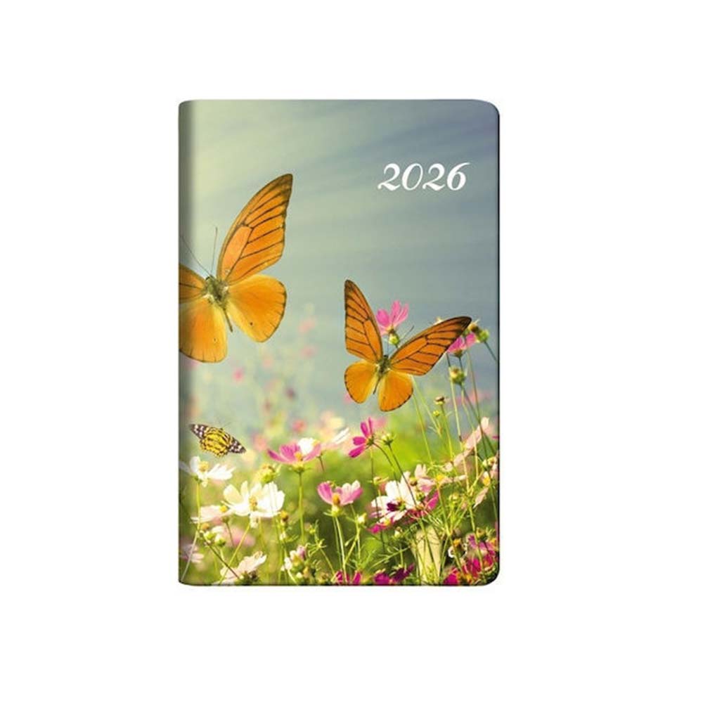 Ημερολόγιο Τσέπης Διήμερο 2026  Summer Butterfly 6.5x10cm 68199.003 Theofylaktos - 111463