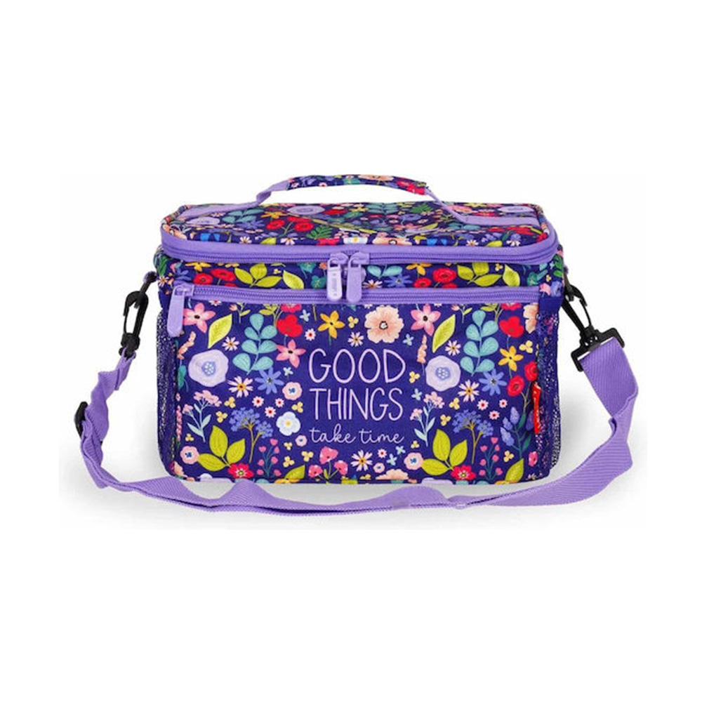 Ισοθερμικό Τσαντάκι Φαγητού Ώμου - Χειρός Flowers 7.7L SLBAG0004 Legami - 114781