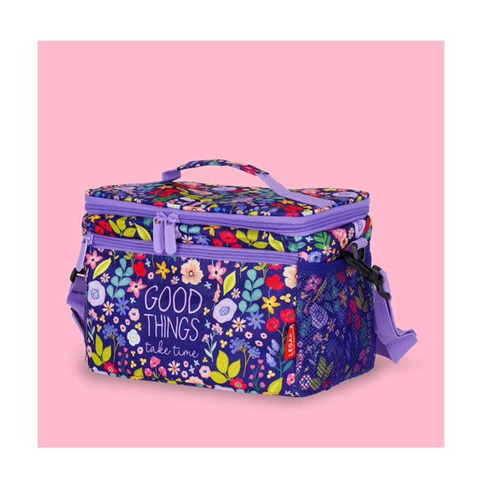 Ισοθερμικό Τσαντάκι Φαγητού Ώμου - Χειρός Flowers 7.7L SLBAG0004 Legami - 4