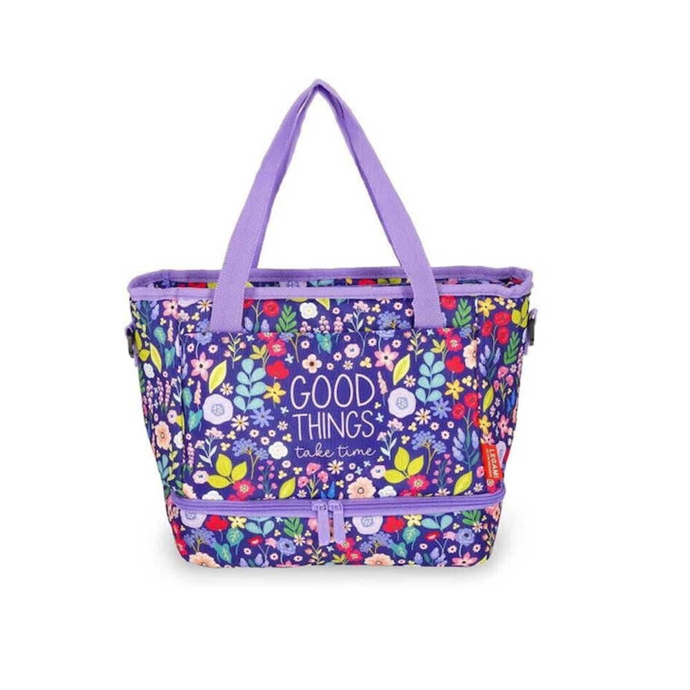 Τσαντάκι Φαγητού Χειρός Flowers LLBAG0006 Legami - 110566