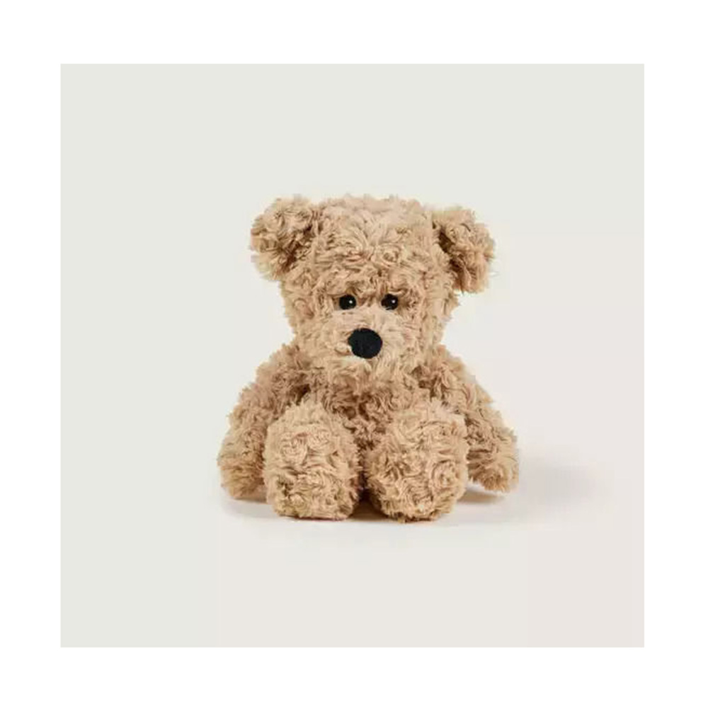 Λούτρινο - Θερμοφόρα Junior Καφέ Σγουρομάλλικο Αρκουδάκι JUN-BCBEA-1 Warmies - 1