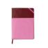 Σημειωματάριο Vegan Leather Pocket Journal - Burgundy + Pink  PJ-1006EU  Designworks - 0