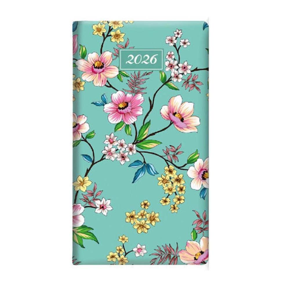 Ημερολόγιο Εβδομαδιαίο 2026 Cream Multi floral 8Χ15cm 68399.004 Theofylaktos - 111487