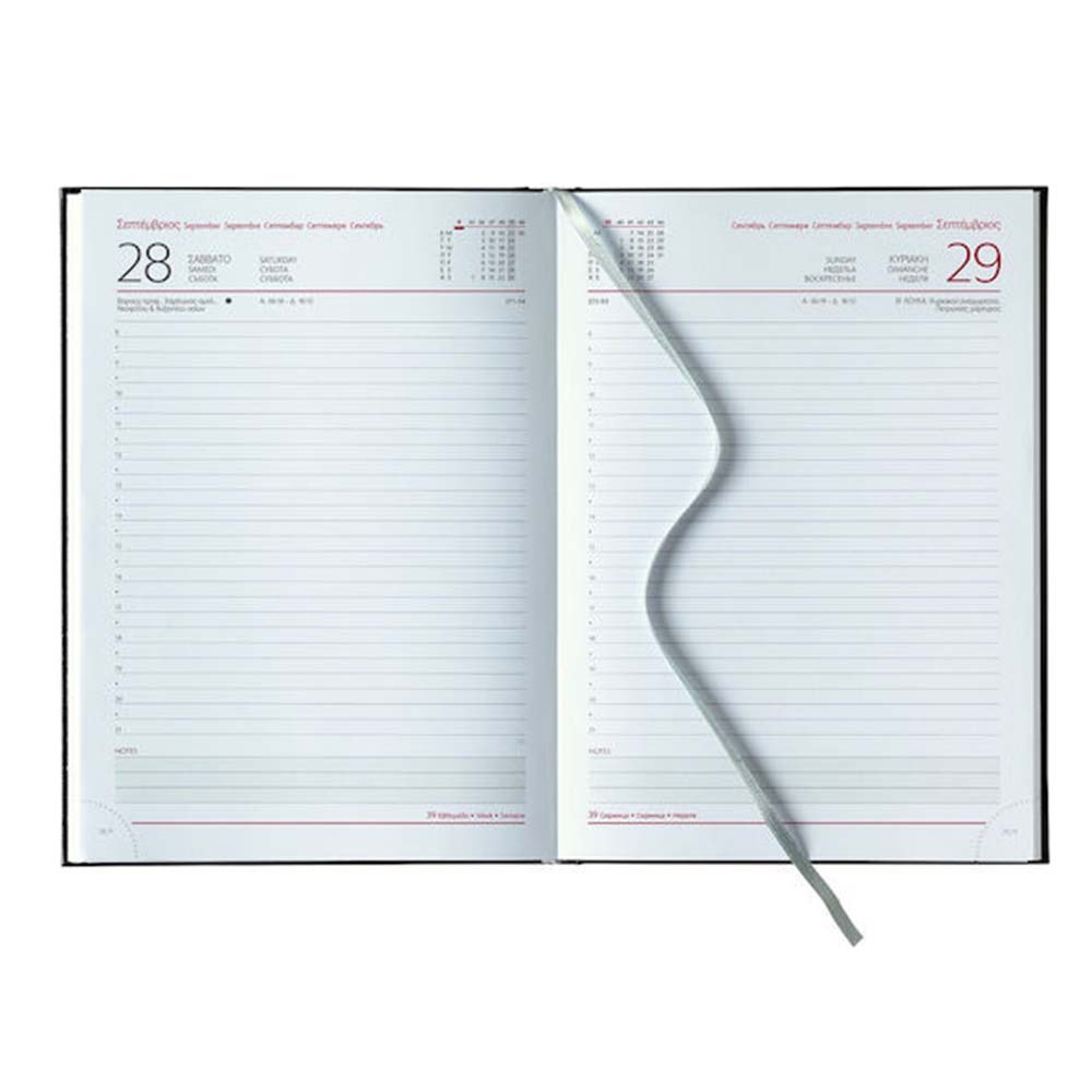 Ημερολόγιο Ημερήσιο 2026 Kashmir Flat Ανθρακί 17Χ24 6872C.D57 Theofylaktos - 1